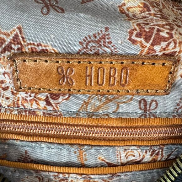 HOBO Crossfire Black Leather Crossbody Messenger Bag Shoulder Bag Boho 90s Y2K - Picture 10 of 14